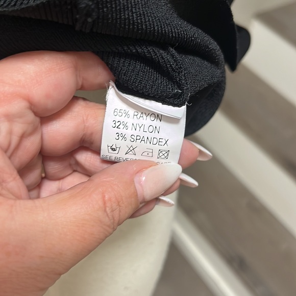 NWT belldini black sleeveless knit shirt with sequins - Picture 7 of 7